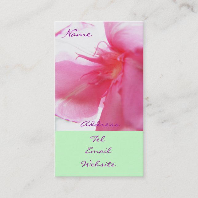 Tarjeta De Visita Señora In The Wind (Anverso)