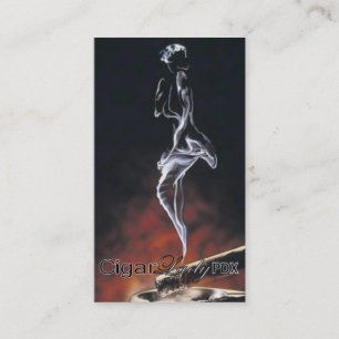 Tarjeta De Visita Señora PDX 2 del cigarro