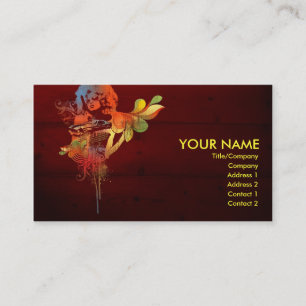 Tarjeta De Visita señora retra