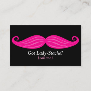 Tarjeta De Visita Señora-Stache Bizcard