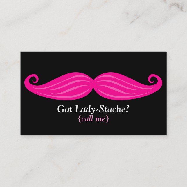 Tarjeta De Visita Señora-Stache Bizcard (Anverso)