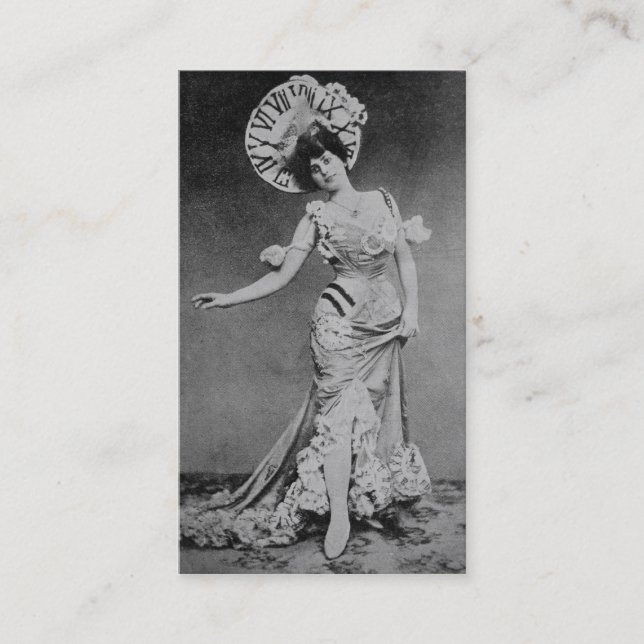 Tarjeta De Visita Señora Time (Anverso)