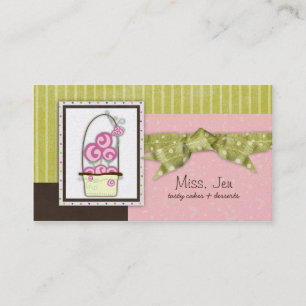 Tarjeta De Visita Señorita. Jen Candy Business Cards
