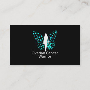 Tarjeta De Visita Sensibilización sobre el cáncer de ovario de la
