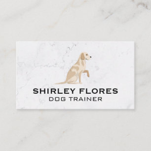 Tarjeta De Visita Sentado de perros   Camino de sacudidas