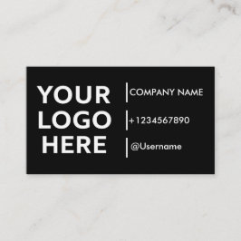 Tarjeta De Visita Sentimiento moderno simple contemporáneo y profesi