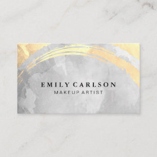 Tarjeta De Visita Sepia y acuarela gris