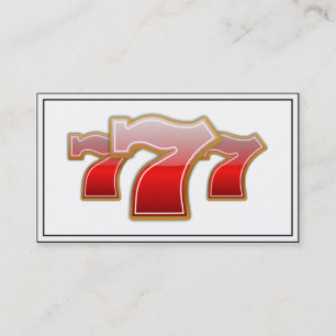 Tarjeta De Visita Séptimos afortunados - Chaqueta de Máquina Tragape