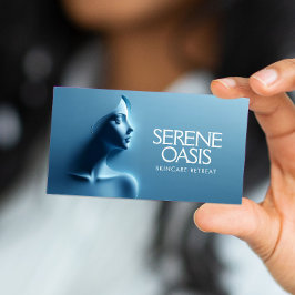 Tarjeta De Visita Serene Beauty Skincare, Masaje, Spa