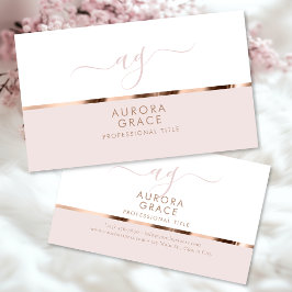 Tarjeta De Visita Serenidad de oro de la rosa blanca