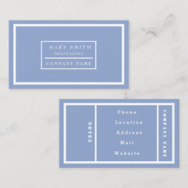 Tarjeta De Visita Serenidad Moderna Simple