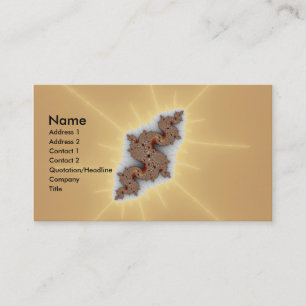 Tarjeta De Visita Serpus - Arte fractal