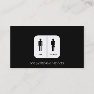 Tarjeta De Visita Servicio B/B del portero/del guardián/de la criad
