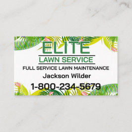 Tarjeta De Visita Servicio completo de cuidado de césped
