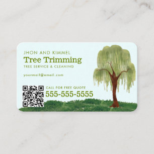 Tarjeta De Visita Servicio de árbol paisajístico profesional