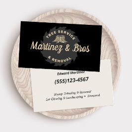 Tarjeta De Visita Servicio de árbol y eliminación | Grinización de S