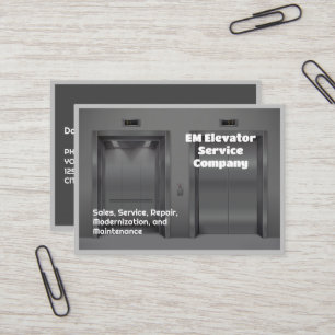 Tarjeta De Visita Servicio de ascensores