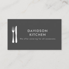 Tarjeta De Visita Servicio de Catering