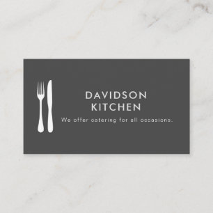Tarjeta De Visita Servicio de Catering