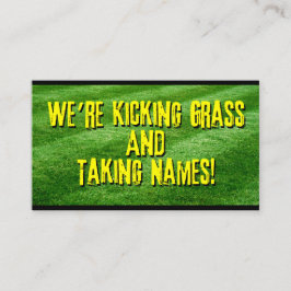 Tarjeta De Visita Servicio de césped completamente Personalizable y