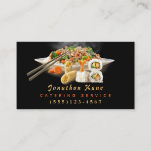 Tarjeta De Visita Servicio de Chef de Diseño de Placas Alimenticias