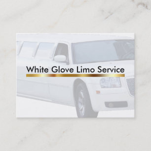 Tarjeta De Visita Servicio de Chofer o Limo con Clase
