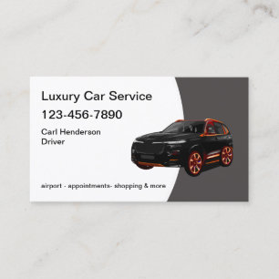 Tarjeta De Visita Servicio de coche Classy Taxi