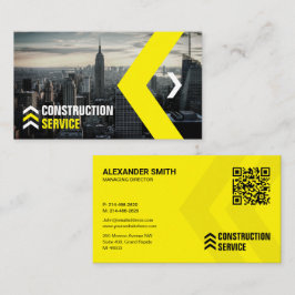 Tarjeta De Visita Servicio de Construcción, Edificio de la Casa, Rea