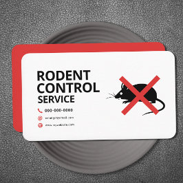 Tarjeta De Visita Servicio de Control de Roedores