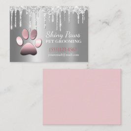 Tarjeta De Visita Servicio de crecimiento de Mascota de garrapatas c