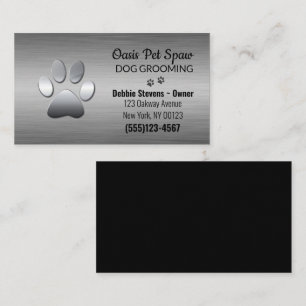 Tarjeta De Visita Servicio de crecimiento del Mascota de perros de i