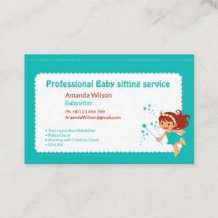 Tarjeta De Visita Servicio de cuidado de bebés