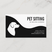 Servicio de Cuidado de Mascotas Silueta de Perro N
