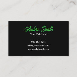 Tarjeta De Visita Servicio de cuidado del jardín moderno y limpio