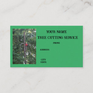 Tarjeta De Visita Servicio de eliminación de árboles