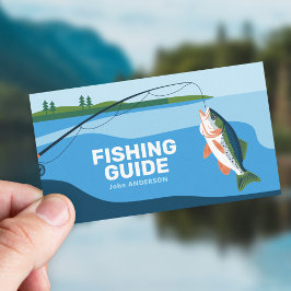 Tarjeta De Visita Servicio de guía de pesca