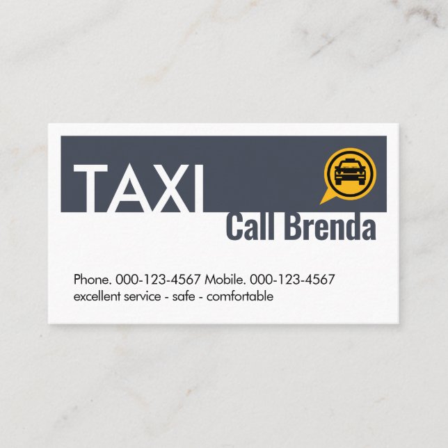 Tarjeta De Visita Servicio de Impuestos Creativos para Autos Capa Az (Anverso)