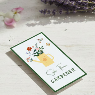 Tarjeta De Visita servicio de jardinería