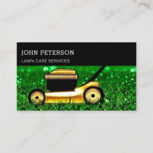 Tarjeta De Visita Servicio de jardinería de césped de corte de cé