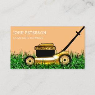 Tarjeta De Visita Servicio de jardinería de jardín de césped Lux 