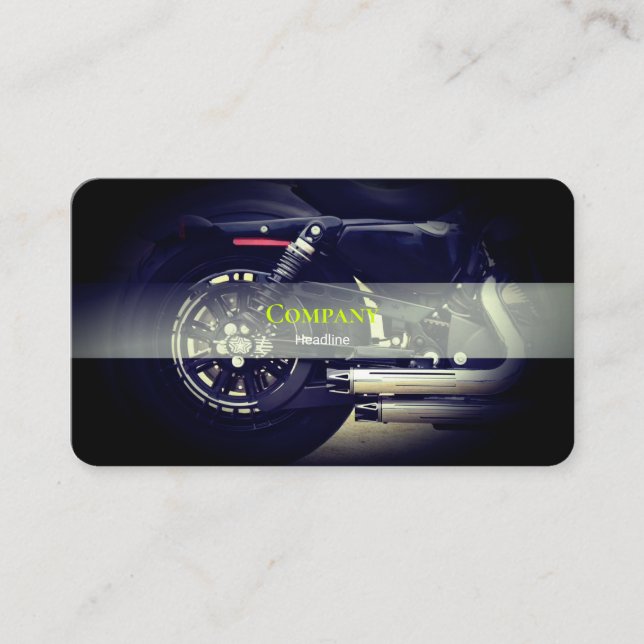 Tarjeta De Visita Servicio de la motocicleta (Anverso)