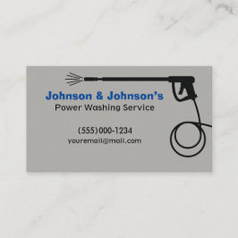 Tarjeta De Visita Servicio de lavado de presión profesional