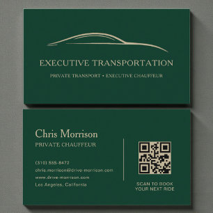 Tarjeta De Visita Servicio de Limo Premium Moderno