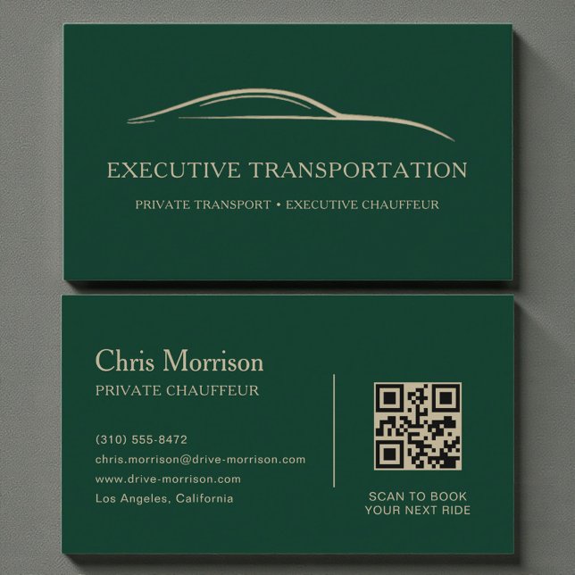 Tarjeta De Visita Servicio de Limo Premium Moderno (Subido por el creador)