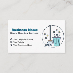 Tarjeta De Visita Servicio de limpieza