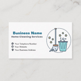 Tarjeta De Visita Servicio de limpieza