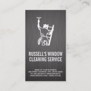 Tarjeta De Visita Servicio de limpieza de ventanas