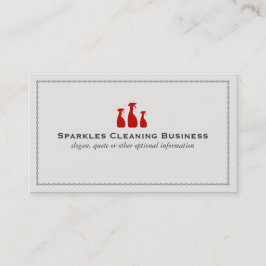 Tarjeta De Visita Servicio de limpieza de viviendas profesionales