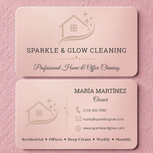 Tarjeta De Visita Servicio de limpieza del hogar