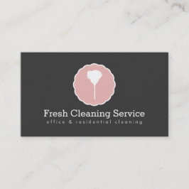 Tarjeta De Visita Servicio de limpieza, Housekeeper Vintage Style II